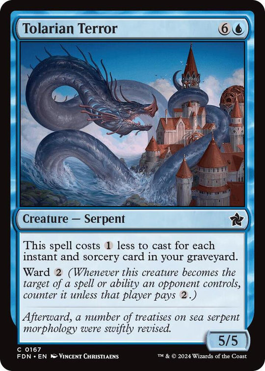 Image for Tolarian Terror (167) - Magic: The Gathering