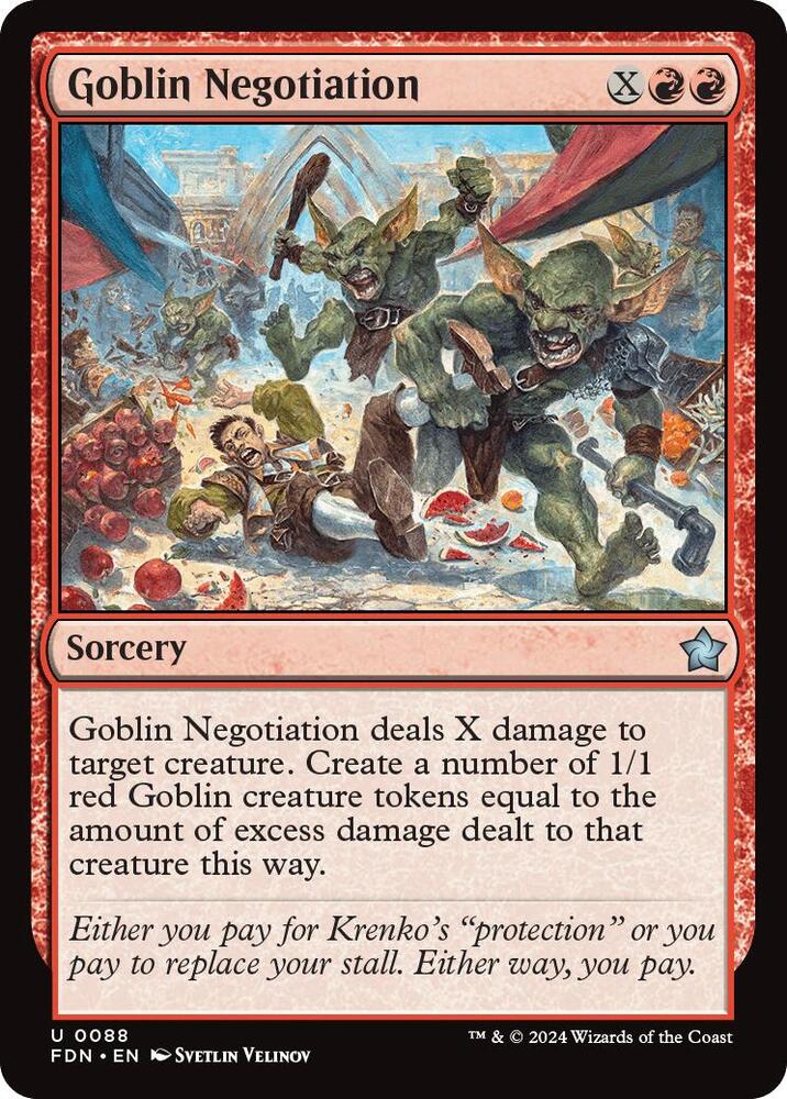 Image for Goblin Negotiation (88) - Magic: The Gathering