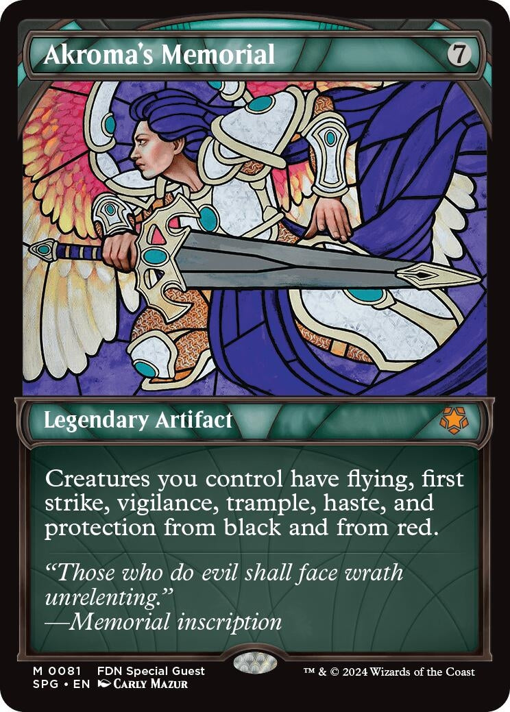 Image for Akroma's Memorial (Showcase) (81) (SPG) - Magic: The Gathering