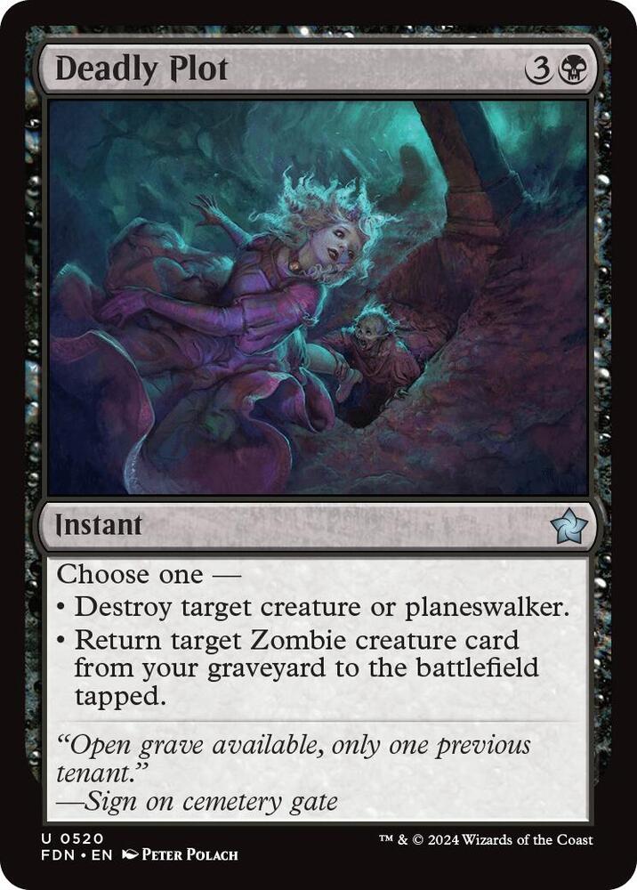 Image for Deadly Plot (520) - Magic: The Gathering