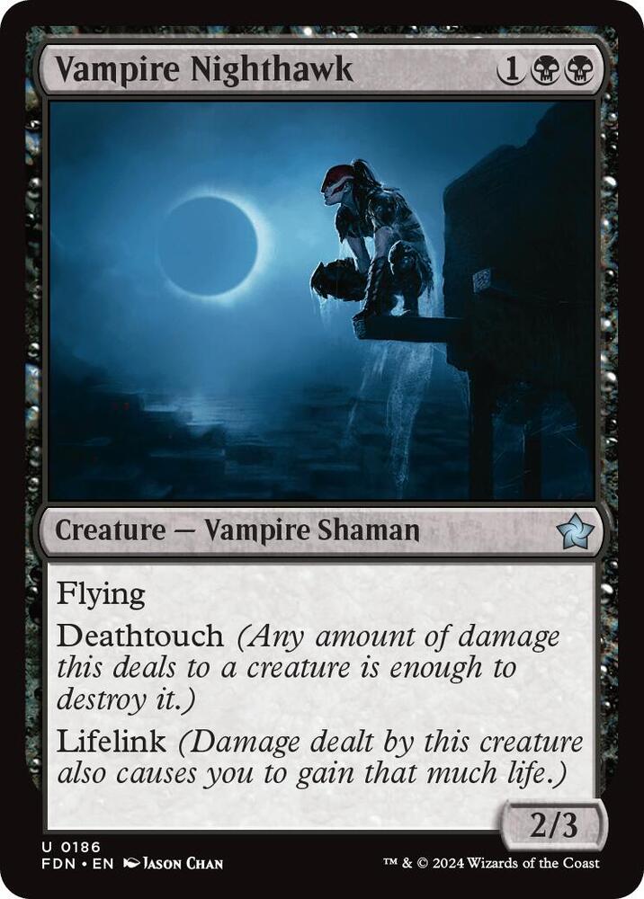 Image for Vampire Nighthawk (186) - Magic: The Gathering