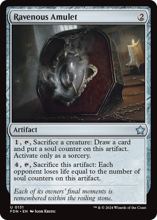 Image for Ravenous Amulet (131) - Magic: The Gathering