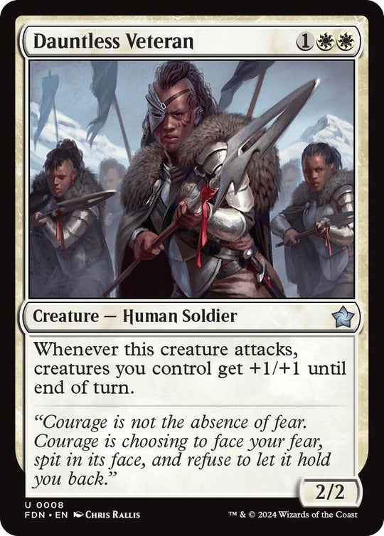Image for Dauntless Veteran (8) - Magic: The Gathering