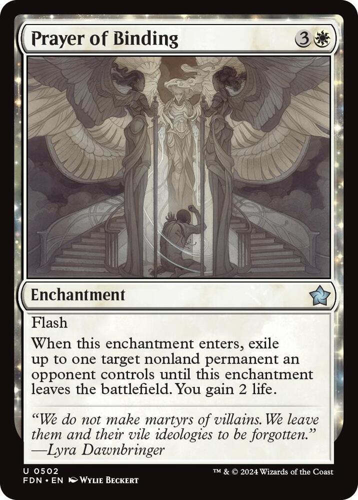 Image for Prayer of Binding (502) - Magic: The Gathering