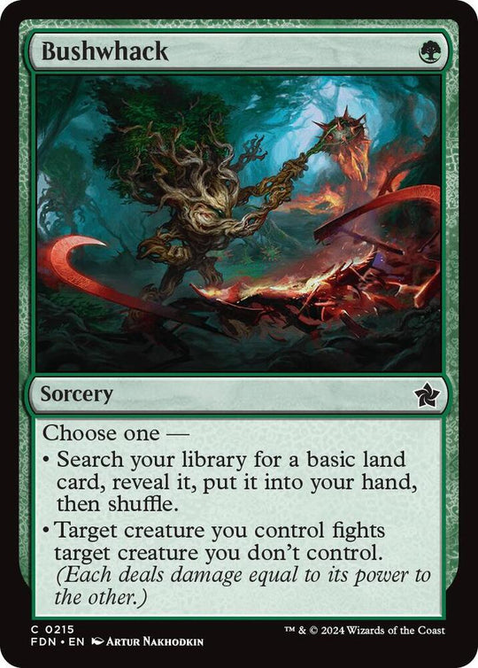 Image for Bushwhack (215) - Magic: The Gathering