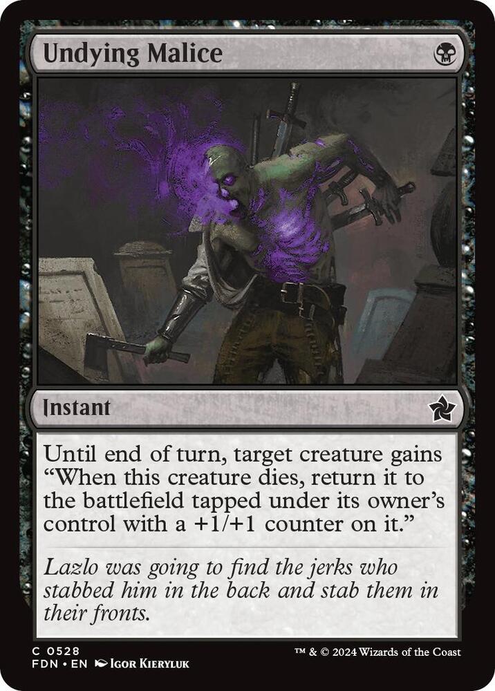 Image for Undying Malice (528) - Magic: The Gathering