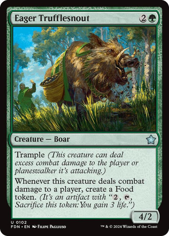 Image for Eager Trufflesnout (102) - Magic: The Gathering