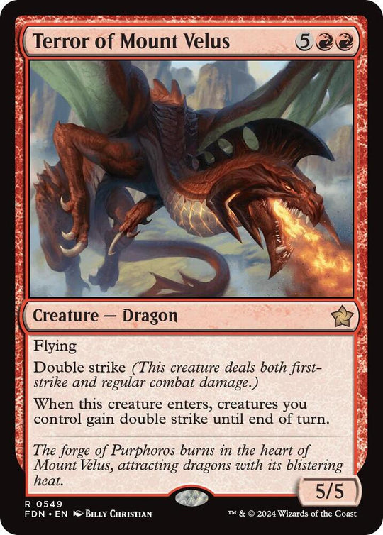 Image for Terror of Mount Velus (549) - Magic: The Gathering