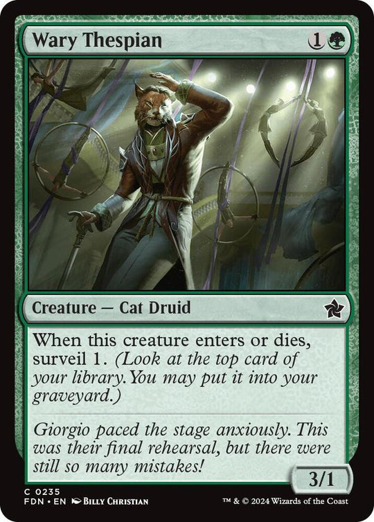 Image for Wary Thespian (235) - Magic: The Gathering