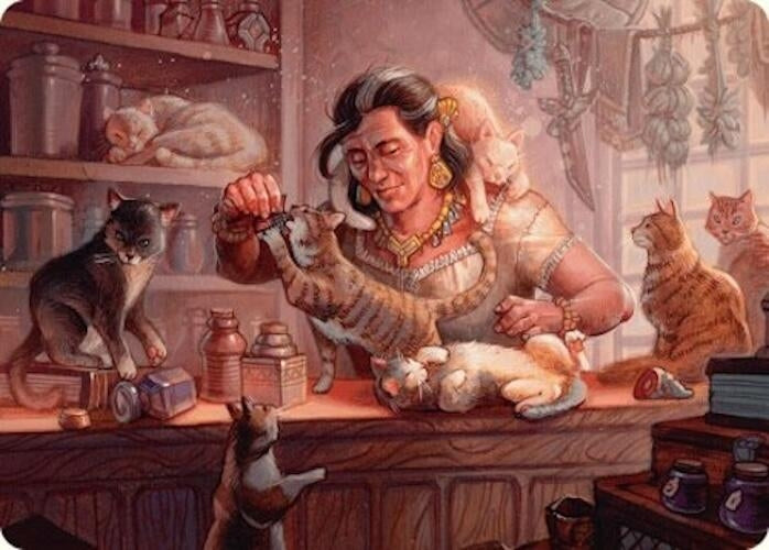 Image for Cat Collector Art Card (1/54) (1) (ASFDN) - Magic: The Gathering