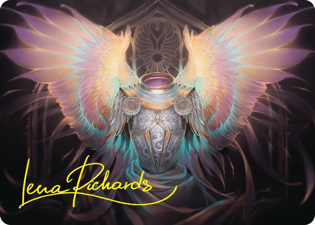 Image for Celestial Armor Art Card (2/54) (Gold-Stamped Signature) (2) (ASFDN) - Magic: The Gathering
