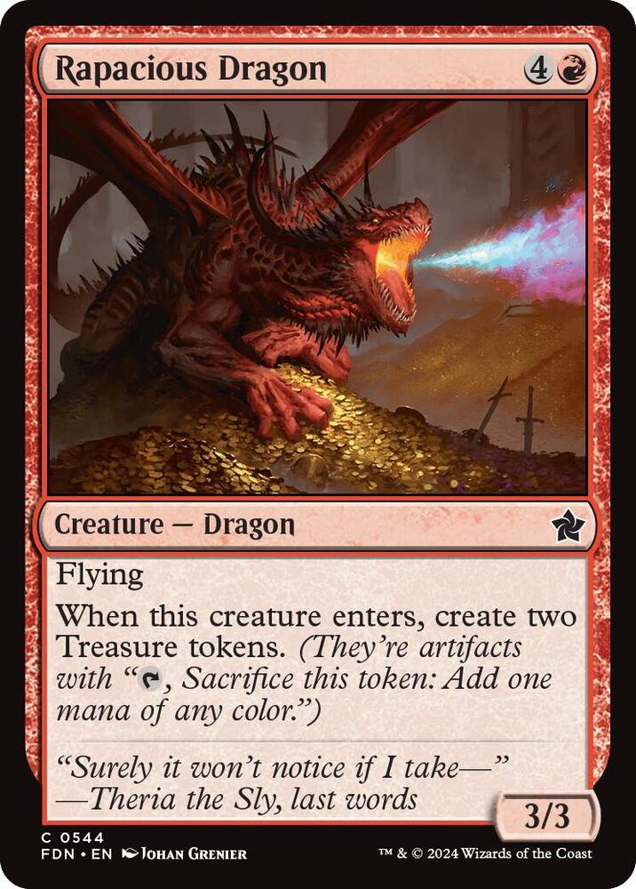 Image for Rapacious Dragon (544) - Magic: The Gathering