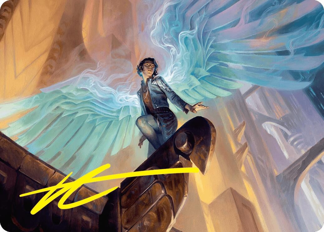 Image for Giada, Font of Hope Art Card (20/54) (Gold-Stamped Signature) (20) (ASFDN) - Magic: The Gathering