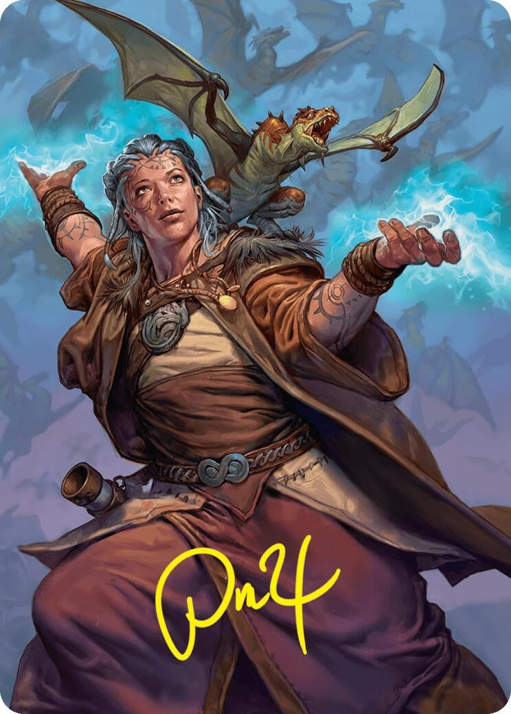 Image for Drake Hatcher 2 Art Card (29/54) (Gold-Stamped Signature) (29) (ASFDN) - Magic: The Gathering