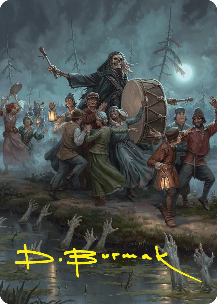Image for Blasphemous Edict Art Card (35/54) (Gold-Stamped Signature) (35) (ASFDN) - Magic: The Gathering