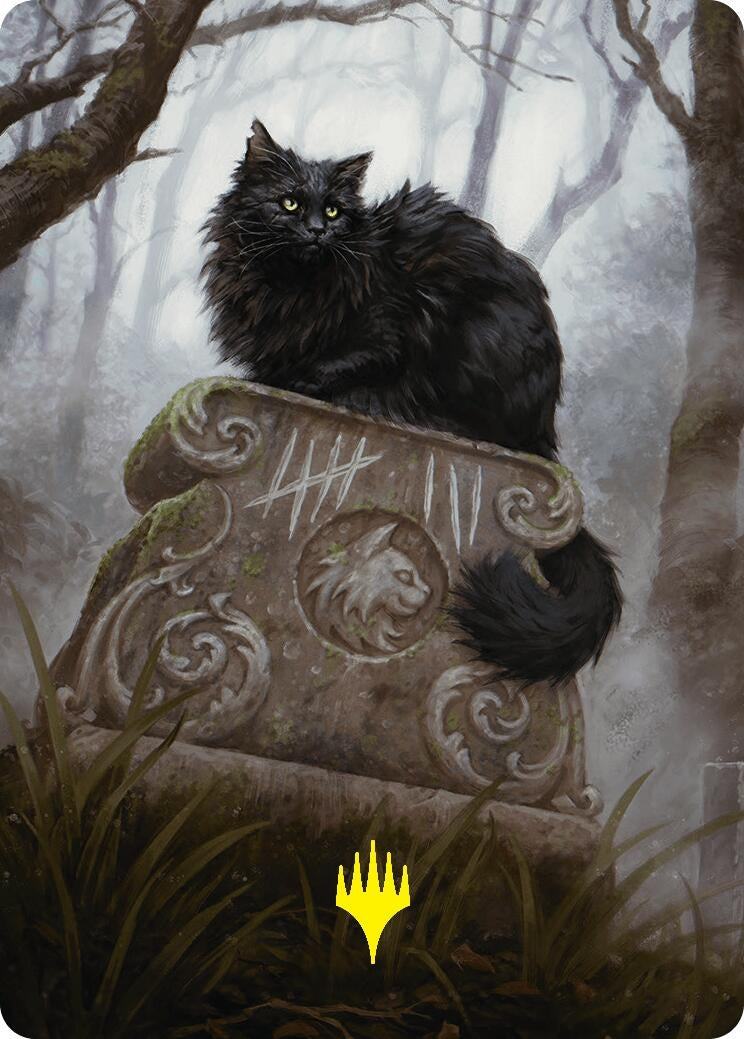 Image for Nine-Lives Familiar 2 Art Card (36/54) (Gold-Stamped Planeswalker Symbol) (36) (ASFDN) - Magic: The Gathering