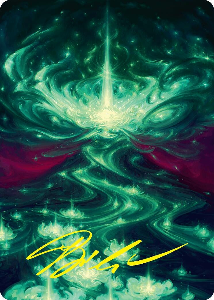 Image for Genesis Wave Art Card (54/54) (Gold-Stamped Signature) (40) (ASFDN) - Magic: The Gathering