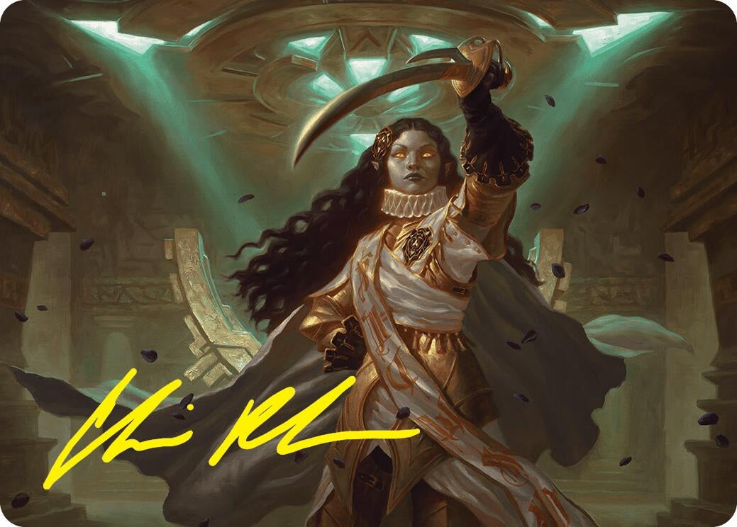 Image for Elenda, Saint of Dusk Art Card (15/54) (Gold-Stamped Signature) (15) (ASFDN) - Magic: The Gathering
