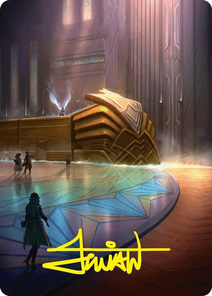 Image for Plains Art Card (21/54) (Gold-Stamped Signature) (21) (ASFDN) - Magic: The Gathering