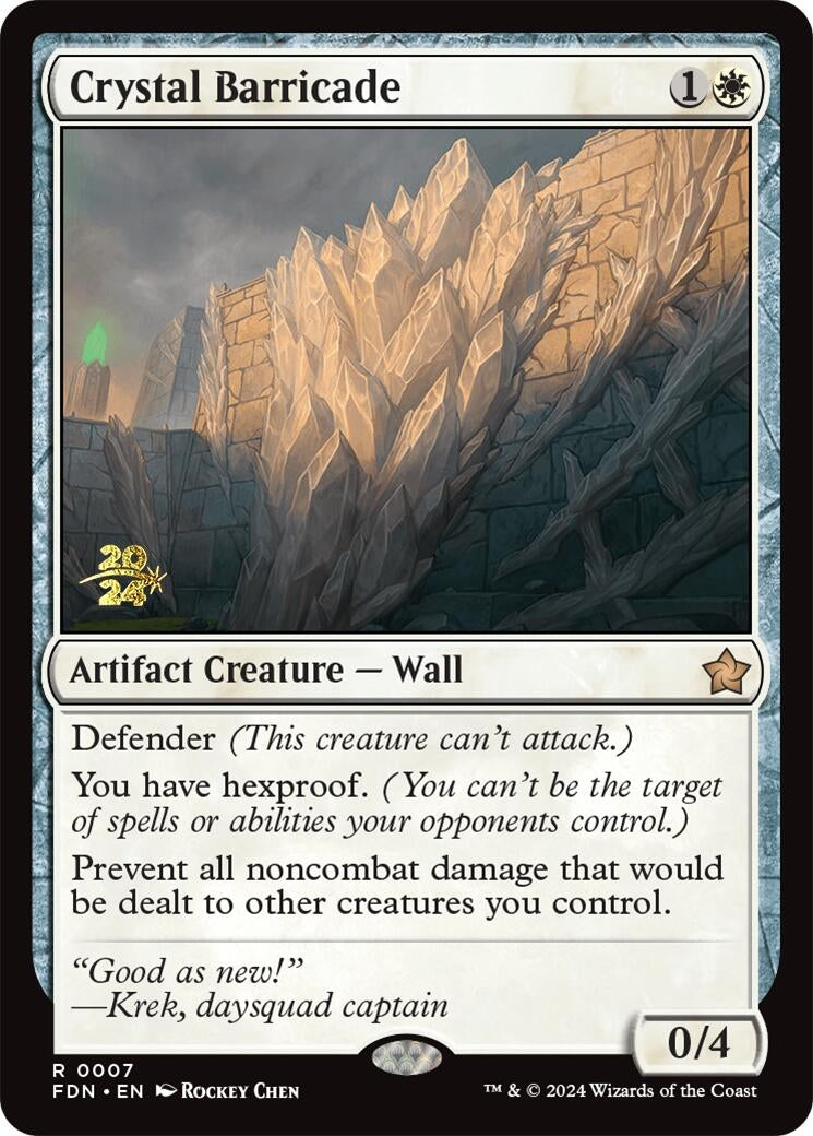 Image for Crystal Barricade (7) - Magic: The Gathering