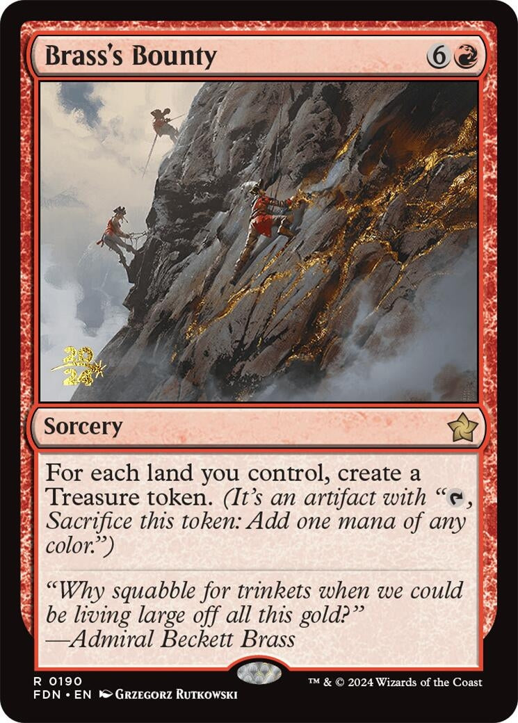 Image for Brass's Bounty (FDN) (190) - Magic: The Gathering