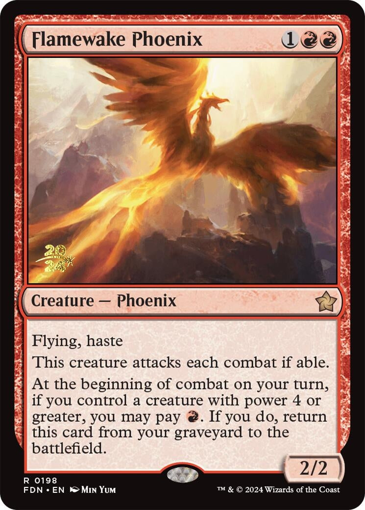 Image for Flamewake Phoenix (FDN) (198) - Magic: The Gathering
