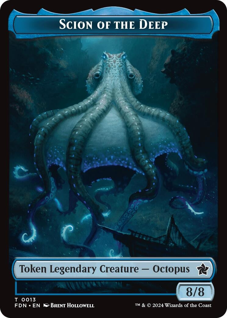 Image for Scion of the Deep // Koma's Coil Doubled-Sided Token (13 // 11) - Magic: The Gathering