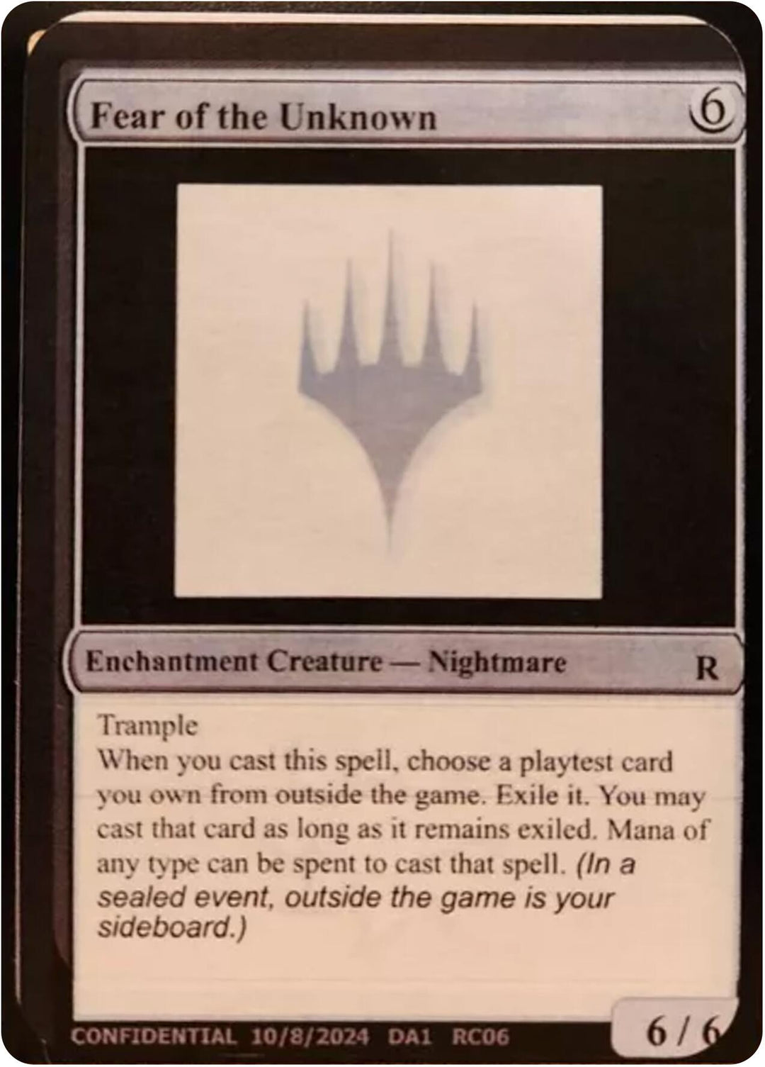 Image for Fear of the Unknown (UNK) - Magic: The Gathering
