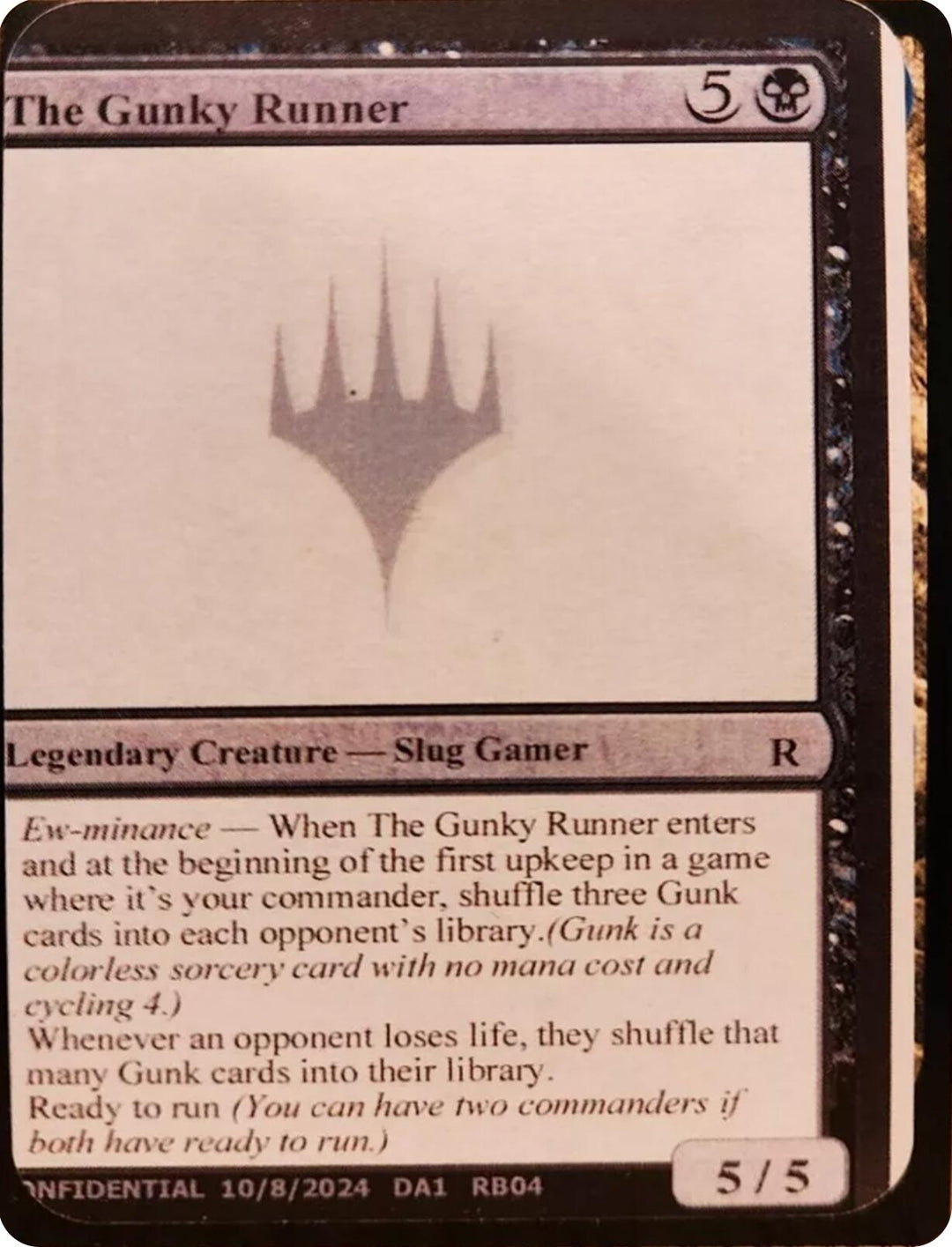 Image for The Gunky Runner (UNK) - Magic: The Gathering