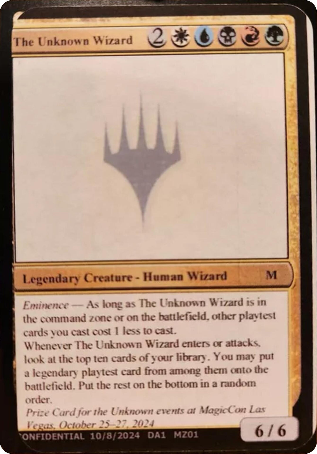 Image for The Unknown Wizard (UNK) - Magic: The Gathering
