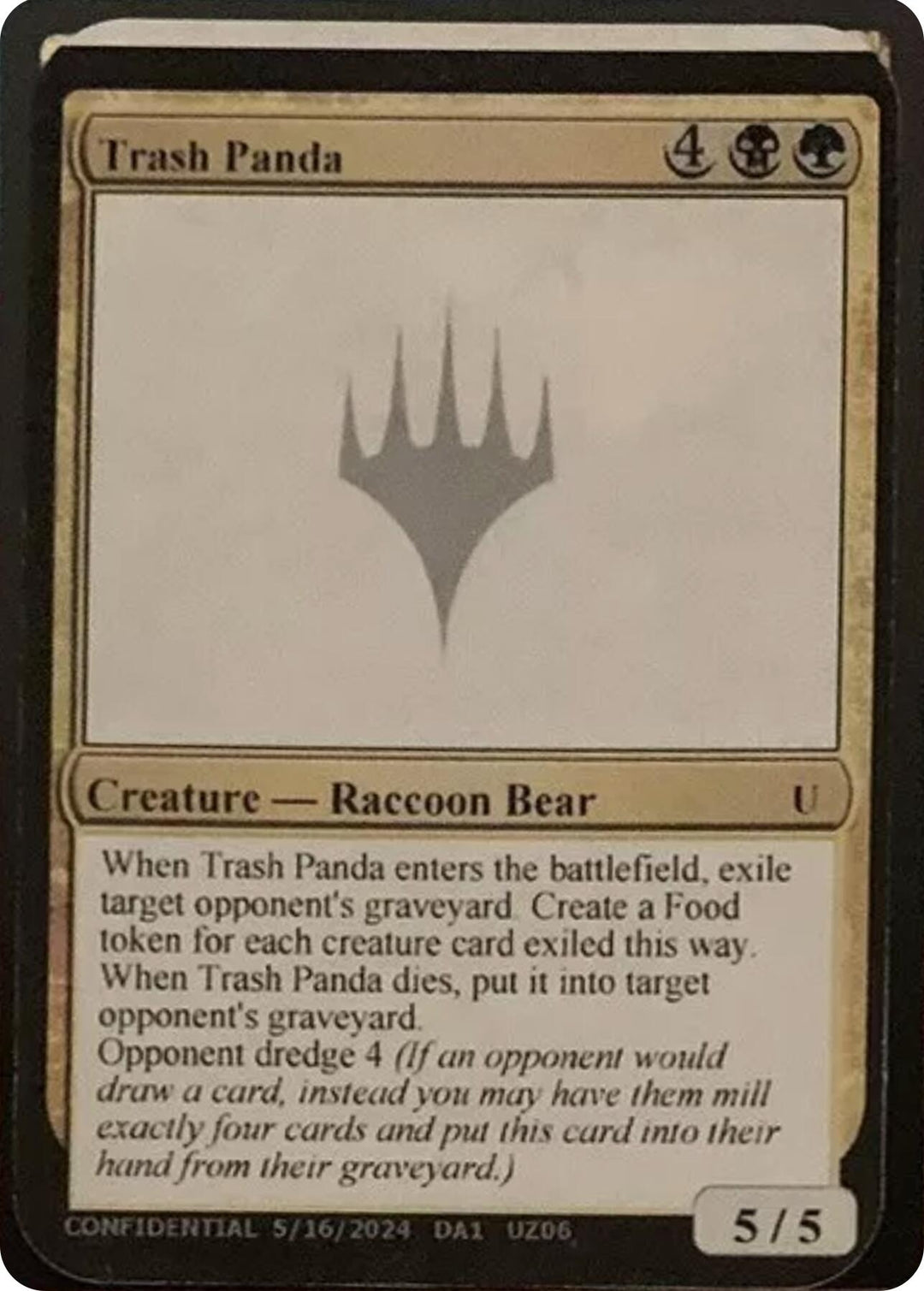 Image for Trash Panda (UNK) - Magic: The Gathering