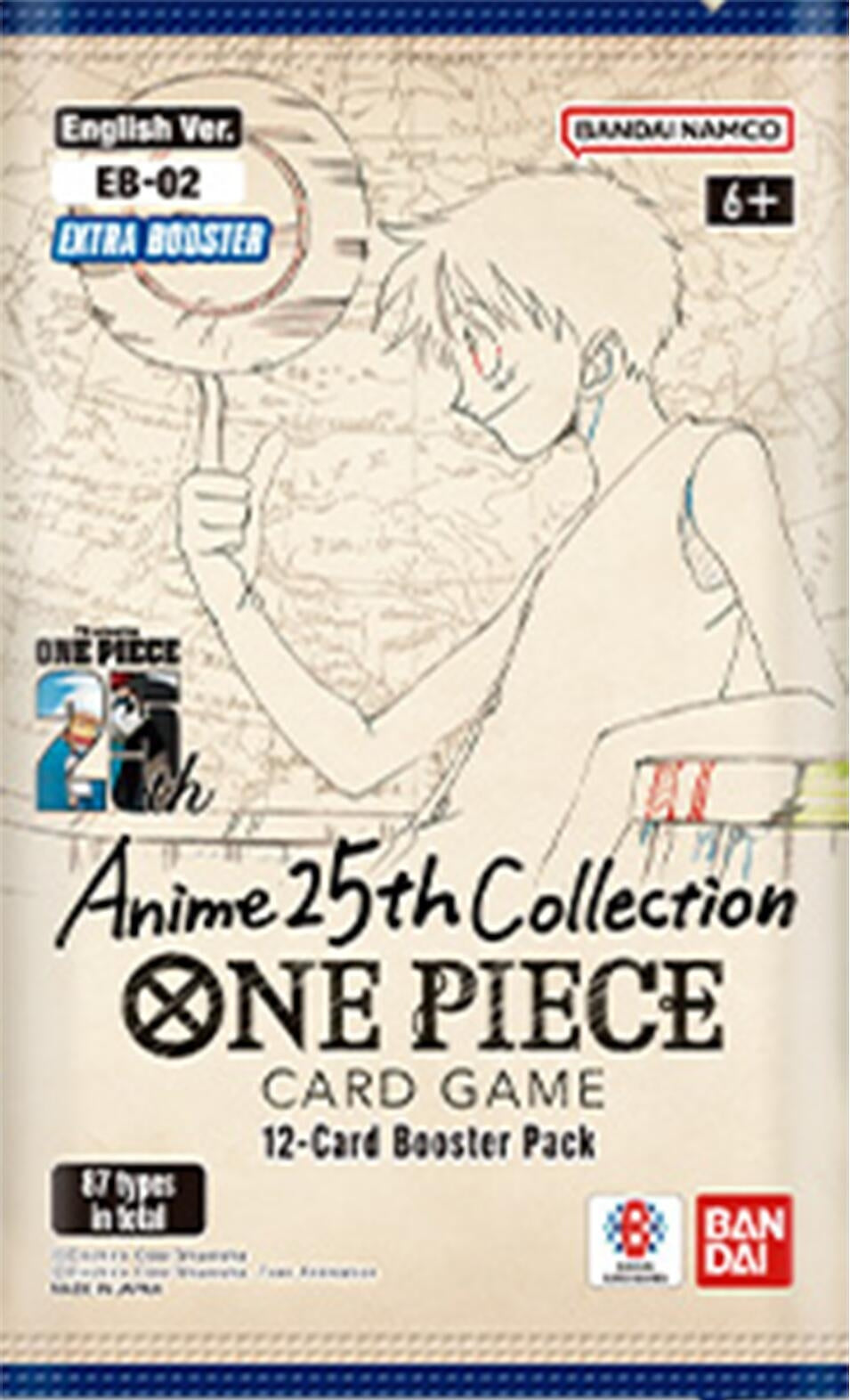 Image for Extra Booster: Anime 25th Collection Pack - One Piece Card Game