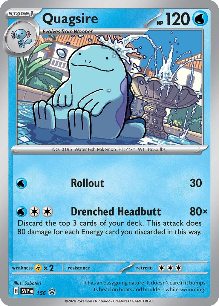 Image for Quagsire - 156 (156) (SVP) - Pokemon