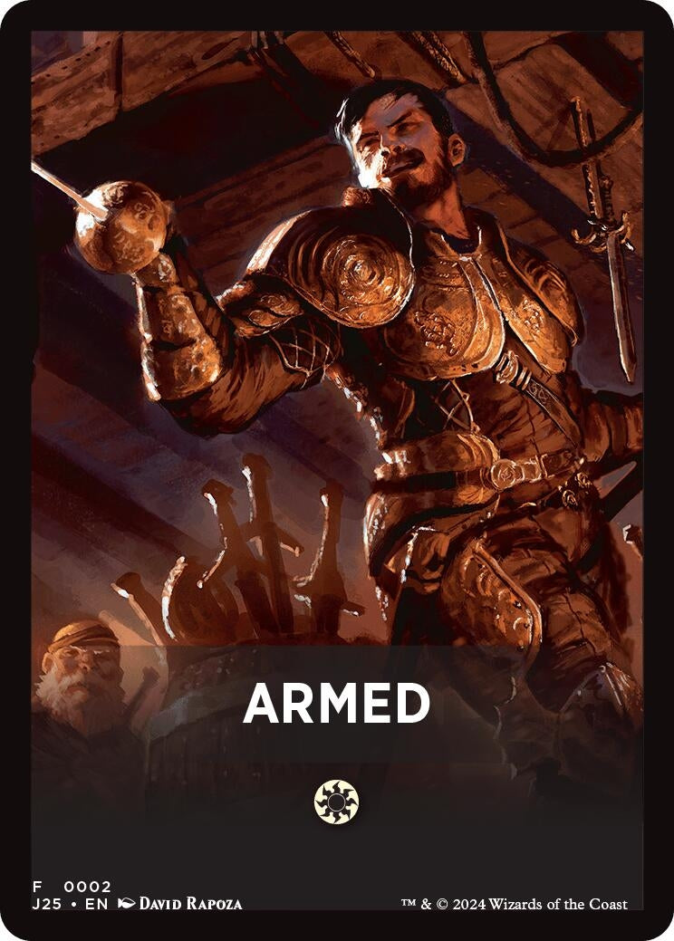 Image for Armed Theme Card (2) - Magic: The Gathering
