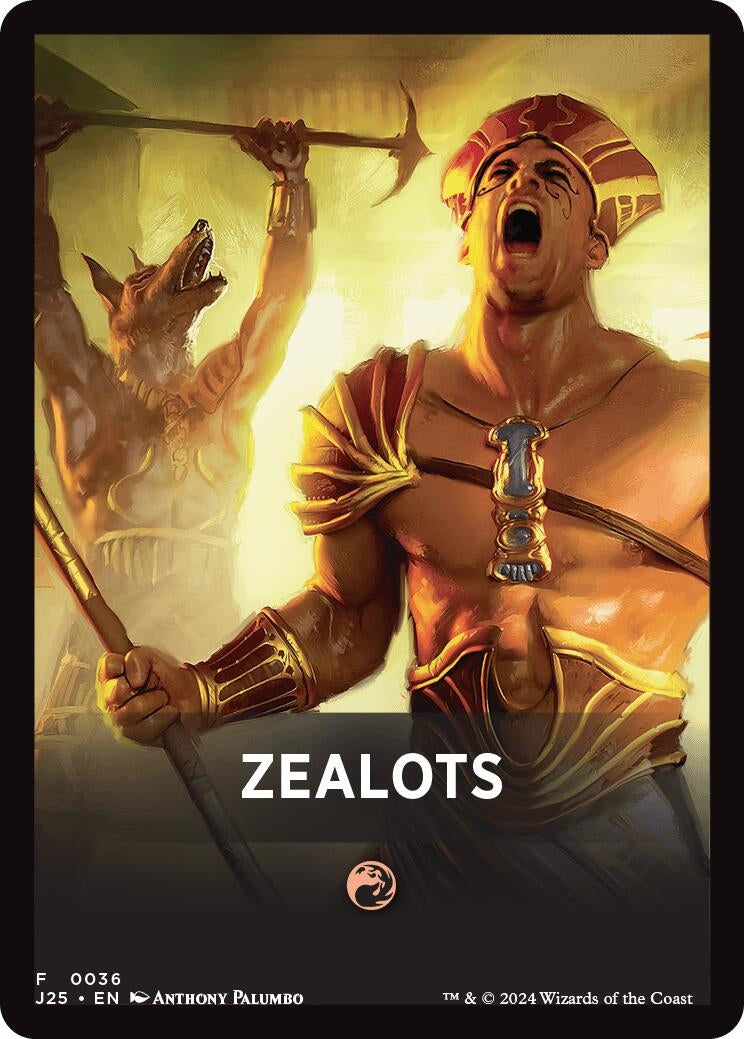 Image for Zealots Theme Card (36) - Magic: The Gathering