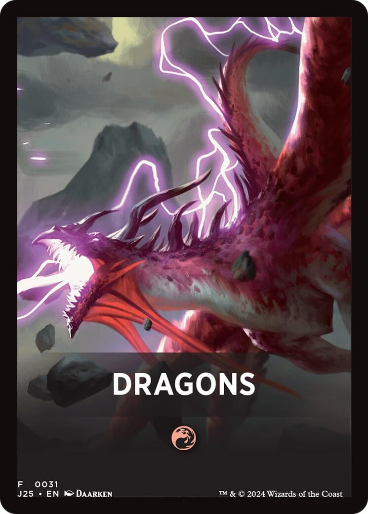 Image for Dragons Theme Card (31) - Magic: The Gathering