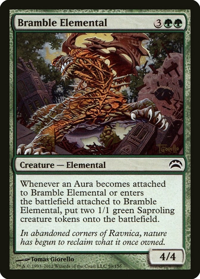 Image for Bramble Elemental (59) (PC2) - Magic: The Gathering
