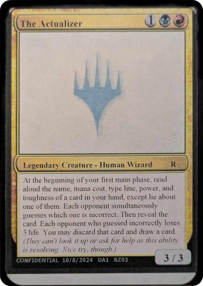 Image for The Actualizer (UNK) - Magic: The Gathering