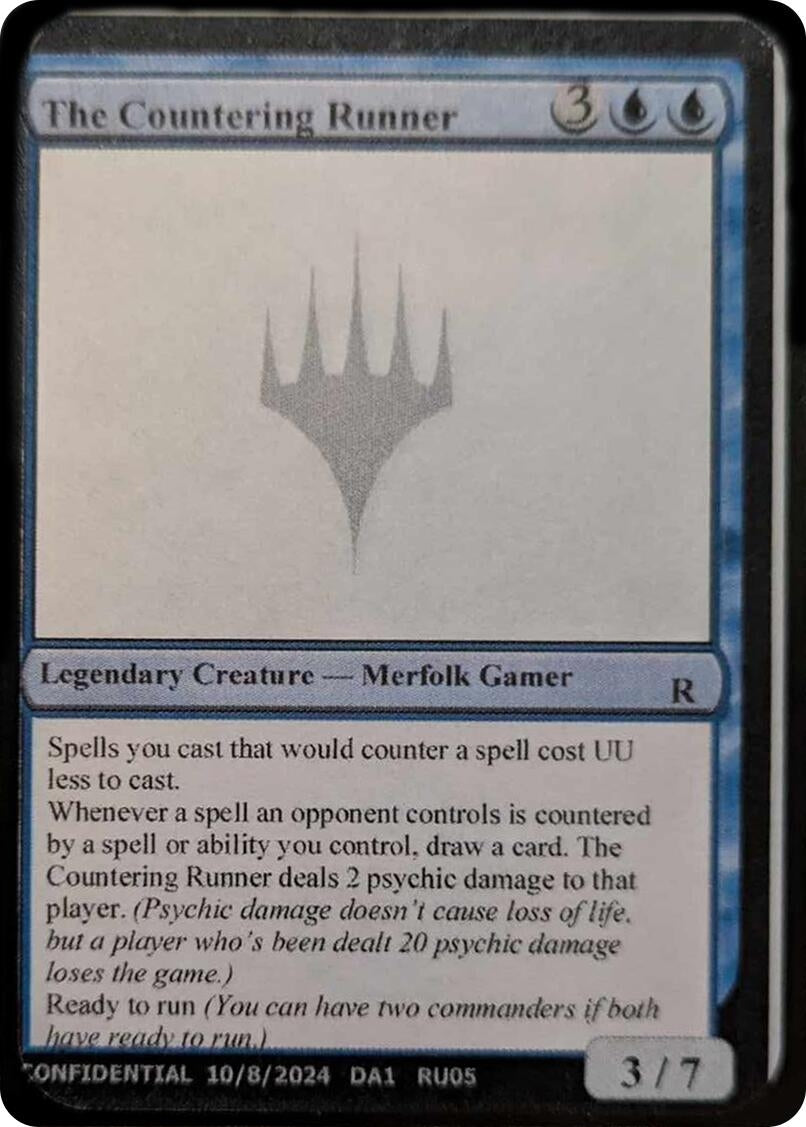 Image for The Countering Runner (UNK) - Magic: The Gathering