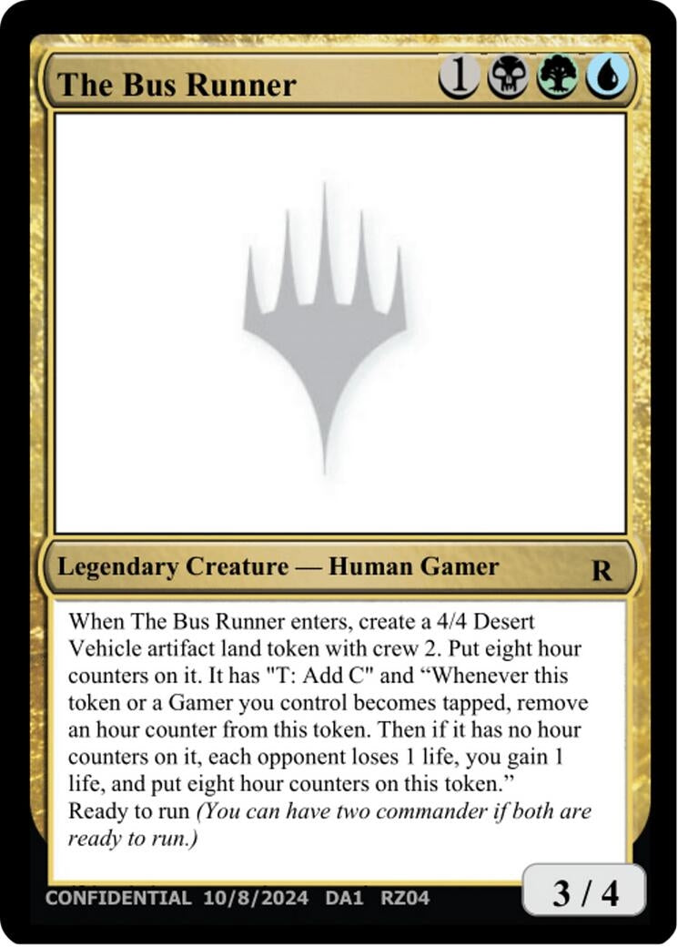 Image for The Bus Runner (UNK) - Magic: The Gathering