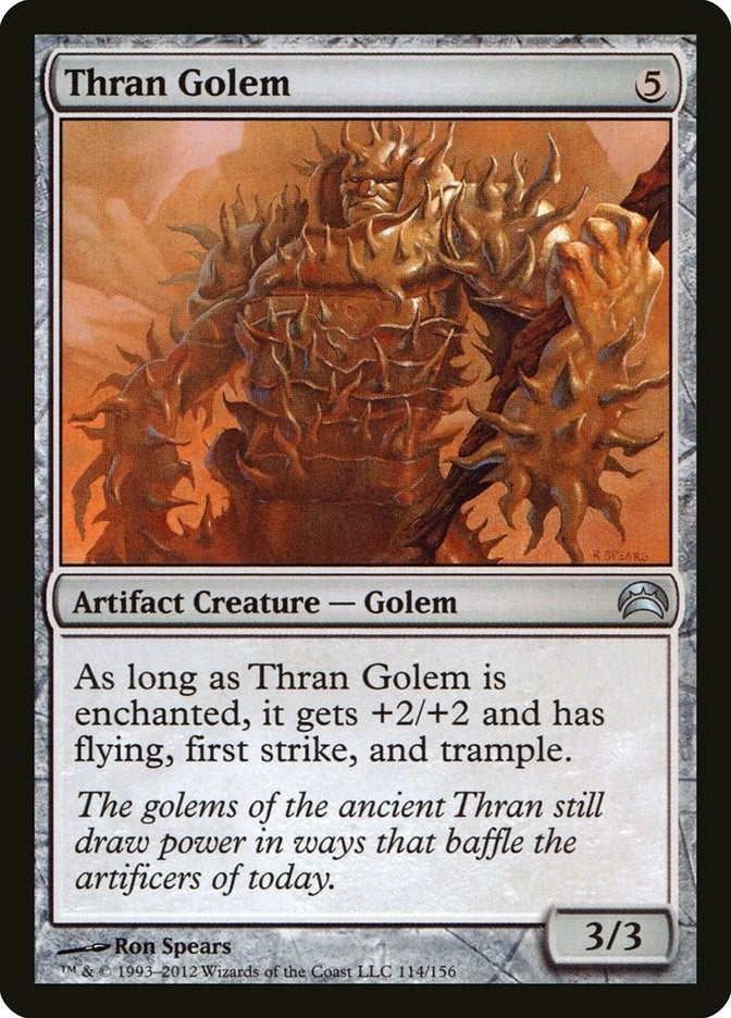 Image for Thran Golem (114) - Magic: The Gathering