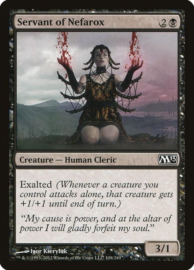 Image for Servant of Nefarox (108) (M13) - Magic: The Gathering