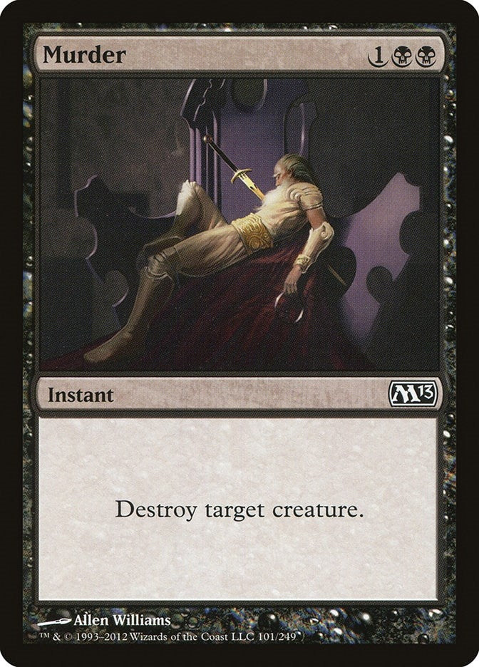 Image for Murder (101) - Magic: The Gathering