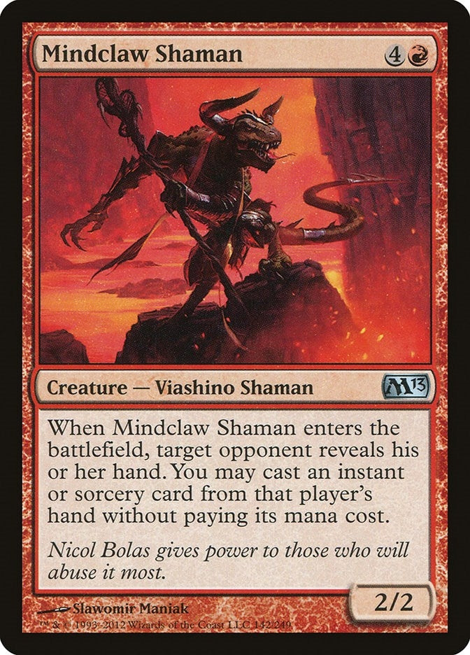 Image for Mindclaw Shaman (142) (M13) - Magic: The Gathering