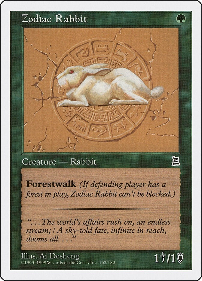 Image for Zodiac Rabbit (162) - Magic: The Gathering