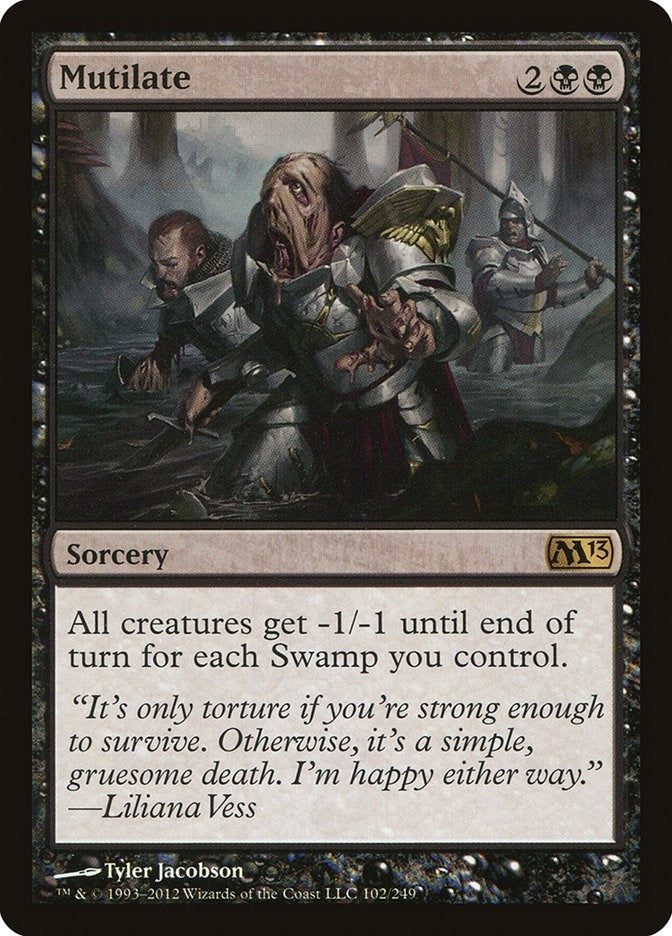 Image for Mutilate (102) - Magic: The Gathering