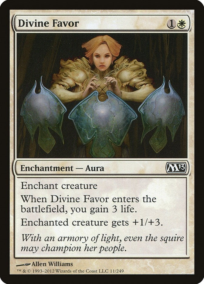 Image for Divine Favor (11) - Magic: The Gathering