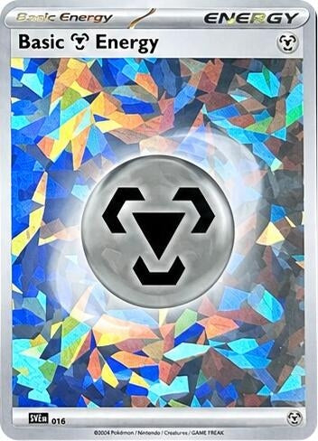 Image for Basic Metal Energy (Cracked Ice Holo) (016) (SVE) - Pokemon