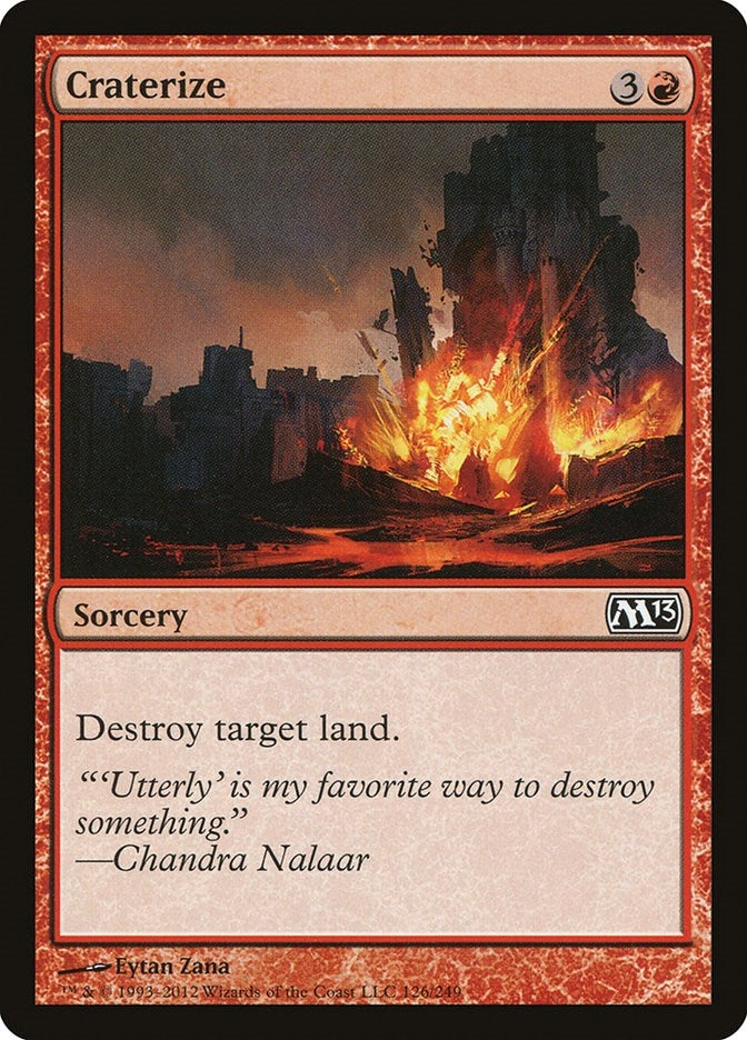 Image for Craterize (126) - Magic: The Gathering