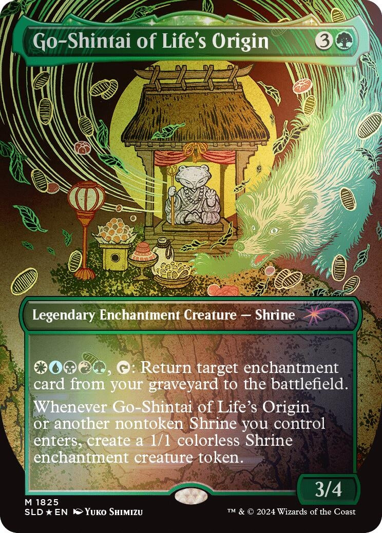 Image for Go-Shintai of Life's Origin (Rainbow Foil) (1825) - Magic: The Gathering